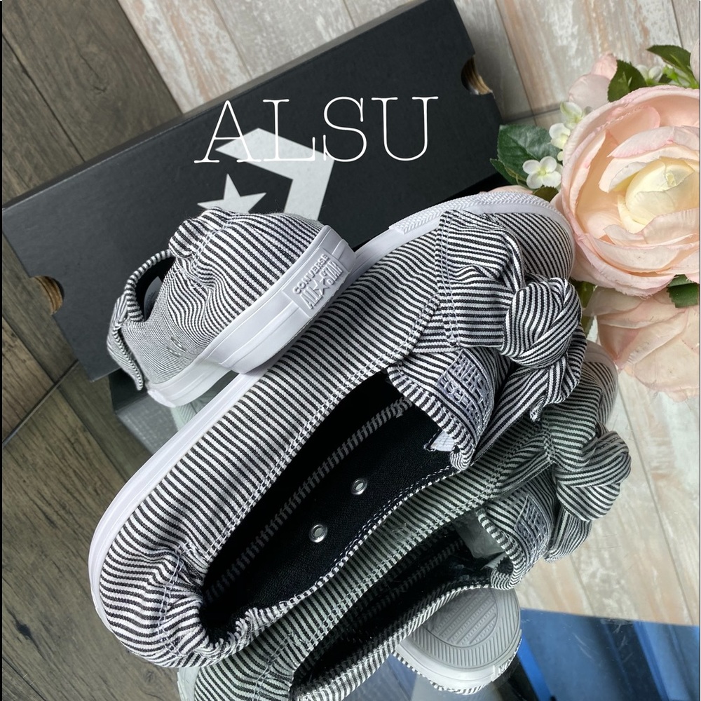 NWT Converse Ctas Knot Slip White Black W AUTHENTI - Picture 6 of 9